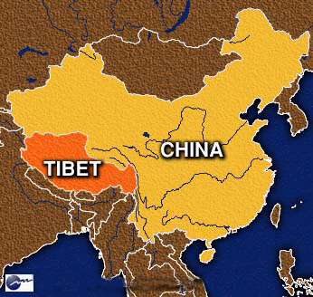 tibet maps